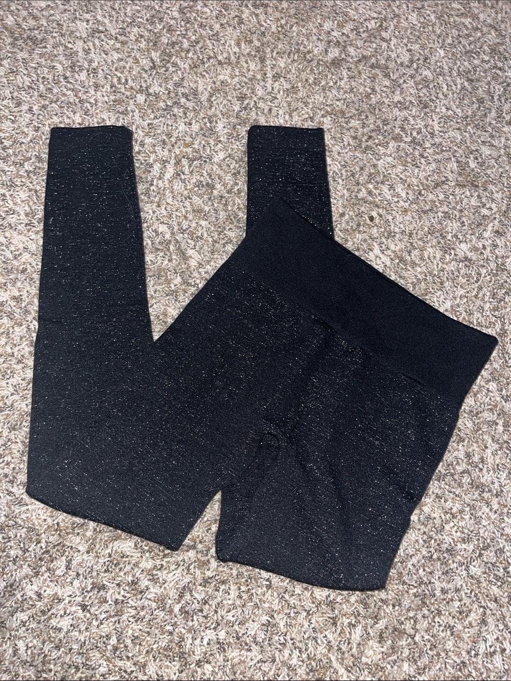 Maurices Black Sparkle Leggings